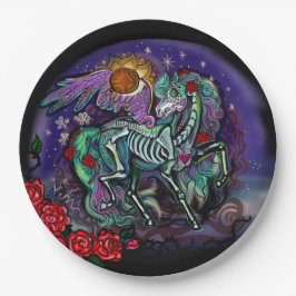Día de Muertos Horse Papieren Bordje