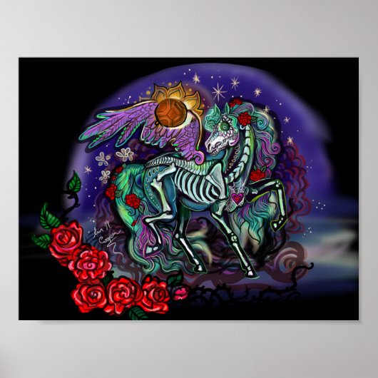 Día de Muertos Horse Poster (Voorkant)