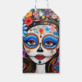 Dia de Muertos☠️ La Calavera Catrina Cadeaulabel (Voorkant)