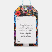 Dia de Muertos☠️ La Calavera Catrina Cadeaulabel (Achterkant)