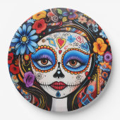 Dia de Muertos☠️ La Calavera Catrina Papieren Bordje (Voorkant)