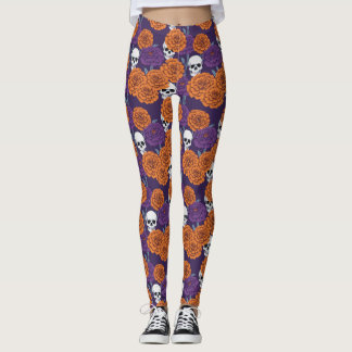 Día de muertos leggings