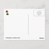 Dia de Muertos Mexican Miss Death Briefkaart (Achterkant)