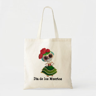 Dia DE Muertos Mexican Misser Dood Tote Bag