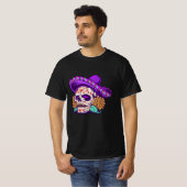 Dia de muertos mexican t-shirt (Voorkant volledig)