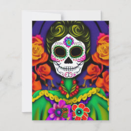 Día de Muertos Notitiekaartje