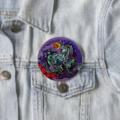 Día de Muertos Paard Ronde Button 7,6 Cm (In situ)