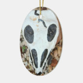 Dia de Muertos schilderde schedel Keramisch Ornament (Links)