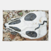 Dia de Muertos schilderde schedel Theedoek (Horizontaal)