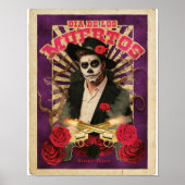 Dia De Muertos Sugar Skull Briefkaart Poster (Voorkant)