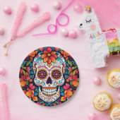 Dia de Muertos☠️ Suikerschedel Papieren Bordje (Feest)