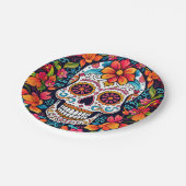 Dia de Muertos☠️ Suikerschedel Papieren Bordje (Gekanteld)