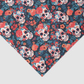 💀Día de Muertos, suikerschedels Tissuepapier (Detail)