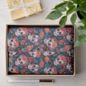 💀Día de Muertos, suikerschedels Tissuepapier (Geschenk)