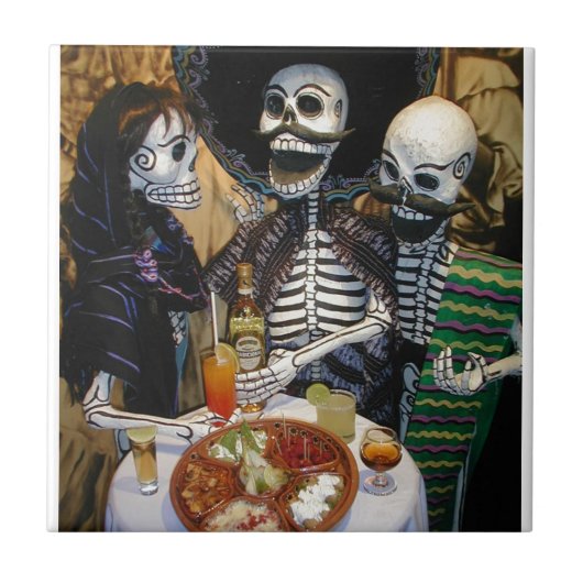 Dia de Muertos Tegeltje (Voorkant)