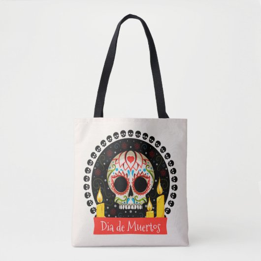 Dia De Muertos Tote Bag (Voorkant)