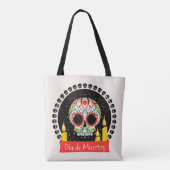 Dia De Muertos Tote Bag (Achterkant)