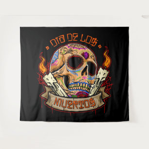 Dia De Muertos Wandkleed