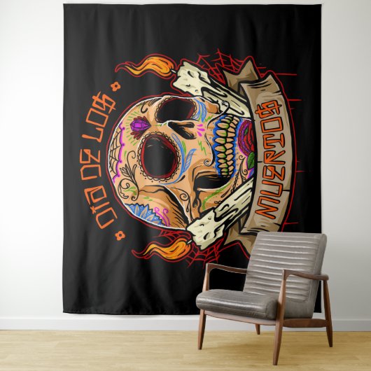 Dia De Muertos Wandkleed (In situ)