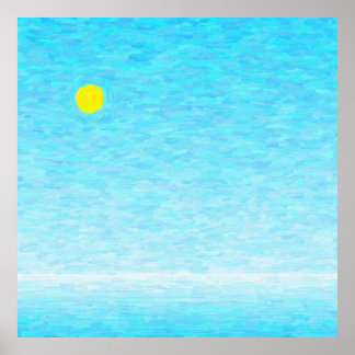 Dia de sol em alto mar poster