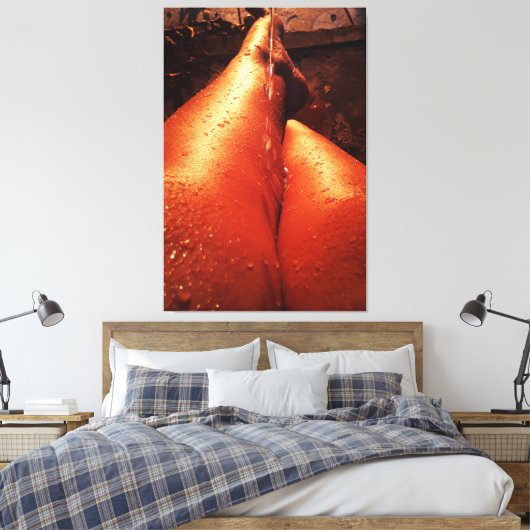 Dia de verão canvas afdruk (Insitu (Slaapkamer))