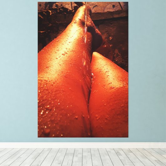 Dia de verão canvas afdruk (Insitu (Houten vloer))