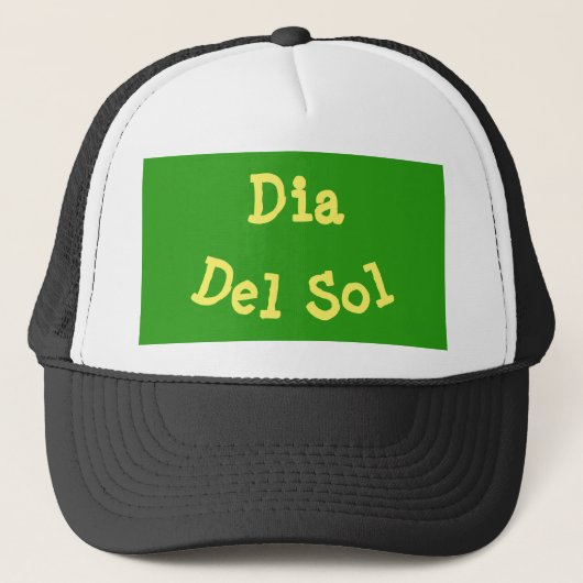 Dia Del Sol Trucker Hat Pet (Voorkant)