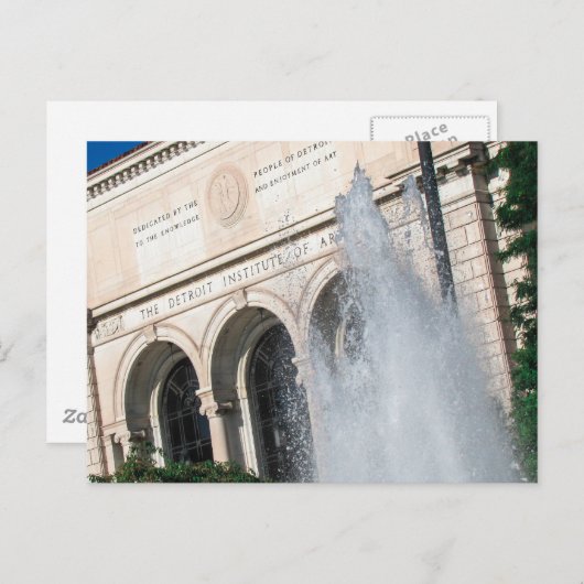 DIA - Detroit Institute of Arts Briefkaart (Voorkant / Achterkant)