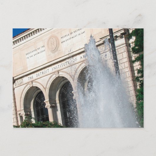 DIA - Detroit Institute of Arts Briefkaart (Voorkant)