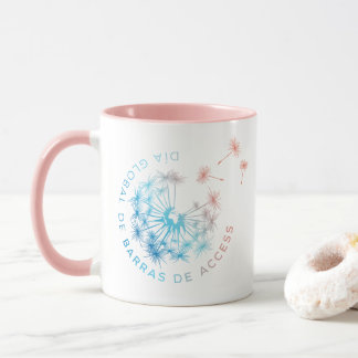Día Global de Barras de Access taza rosa Mok