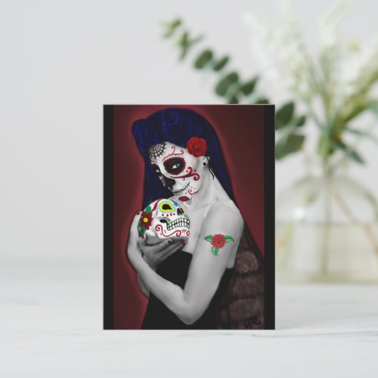 Dia los de Muertos Briefkaart (Staand voorkant)