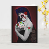 Dia los DE Muertos Kaart (Gele Bloem)