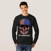 Dia Los Muertos Skull America T-shirt (Voorkant volledig)