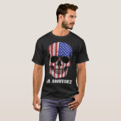 Dia Los Muertos Skull America T-shirt (Voorkant volledig)