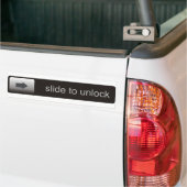 dia om het grappige sms-smartphone-bericht te ontg bumpersticker (Op Truck)