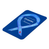 Diabetes Aangepast lintje-inktvriendelijke magnete Magneet (Linkerzijde)