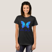 Diabetes Alert Day Butterfly T-shirt (Voorkant volledig)