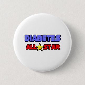 Diabetes All Star Ronde Button 5,7 Cm
