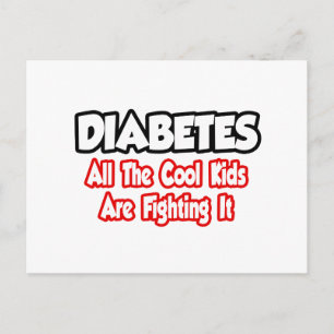 Diabetes...alle coole Kinder dieren bestrijden het Briefkaart