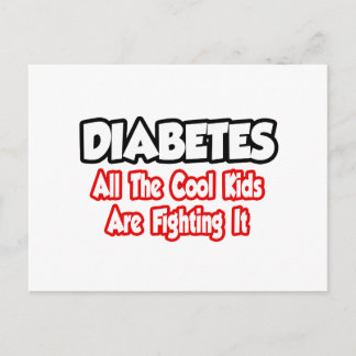 Diabetes...alle coole Kinder dieren bestrijden het Briefkaart