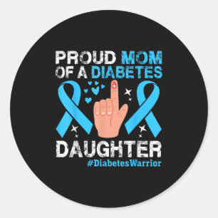 Diabetes Awareness 2024 Diabetes Maand Bewustzijn Ronde Sticker