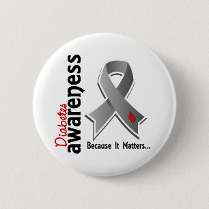 Diabetes Awareness 5 Ronde Button 5,7 Cm