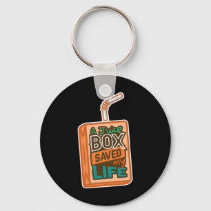 Diabetes Awareness a Juice Box heeft mijn leven ge Sleutelhanger