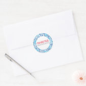 Diabetes Awareness Blue Circle Sticker (Envelop)