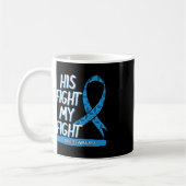 Diabetes Awareness Blue Fight Ribbon DM Diabetic G Koffiemok (Links)