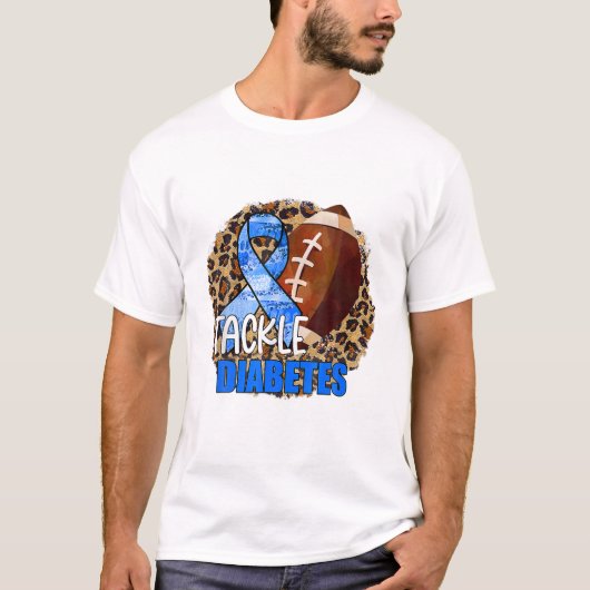 Diabetes Awareness Blue T-shirt (Voorkant)