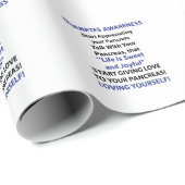 Diabetes Awareness Cadeaupapier (Rol Hoek)