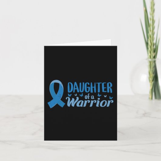 Diabetes Awareness Daughter of T1 T2 Kaart (Voorkant)