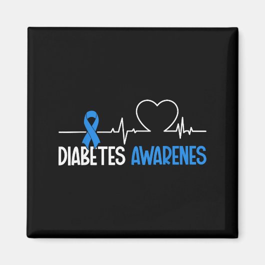 Diabetes Awareness Day World Diabetes Month  Magneet (Voorkant)