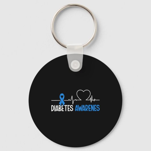 Diabetes Awareness Day World Diabetes Month  Sleutelhanger (Voorkant)